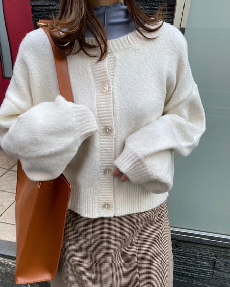 INGNI(イング) ワイドハンドルショルダーバッグ キャメル