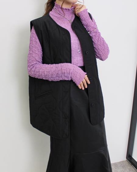 INGNI(イング) シアーウェーブメロウトップス パープル