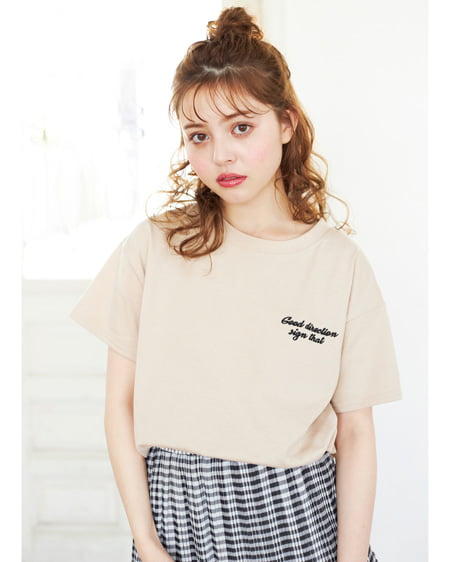BACKレトロガール／Tシャツ