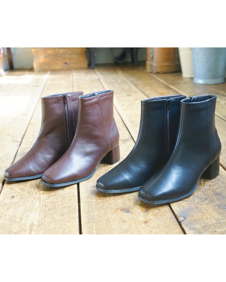 スクエアトゥブーツ