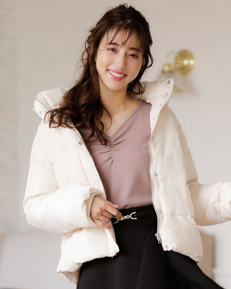 【WEB先行】ボリュームスリーブ／フロントギャザーニット