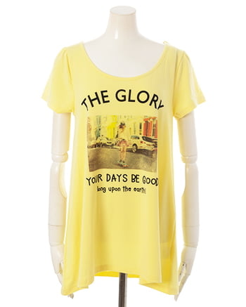 THE GLORY転写／チュニックTシャツ