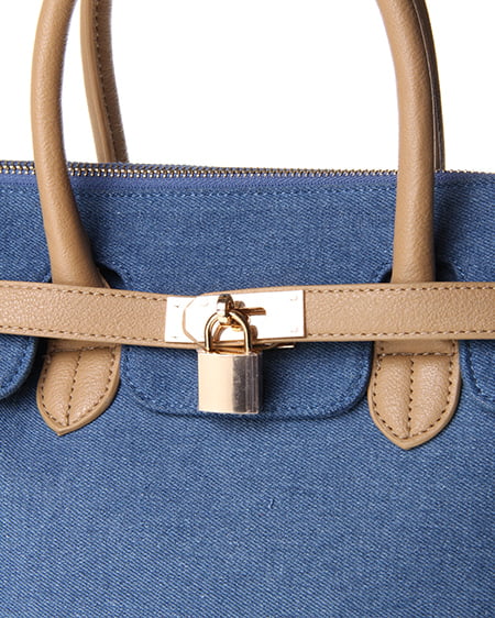 INGNI(イング) バイカラーKEYモチーフ2WAY/BAG デニム