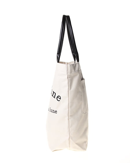 INGNI(イング) ロゴ刺繍トート/BAG B オフホワイト