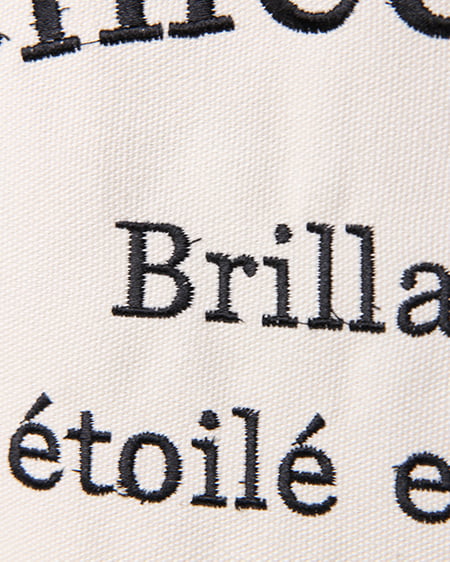 INGNI(イング) ロゴ刺繍トート/BAG B オフホワイト