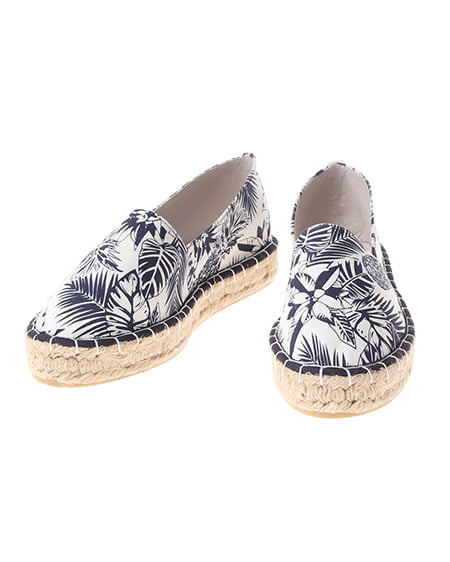 INGNI(イング) パイナップル柄エスパドリュー オフホワイト/コン