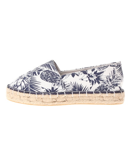 INGNI(イング) パイナップル柄エスパドリュー オフホワイト/コン