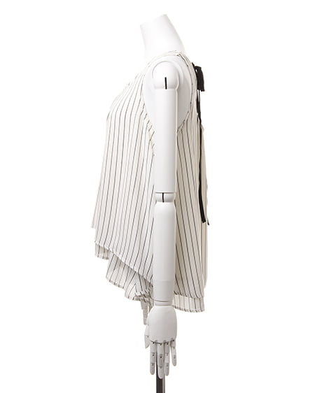 INGNI(イング) ストライプAラインタンク/TOP オフホワイト