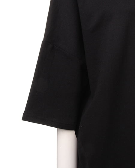 INGNI(イング) 裾ZIPパーカー/チュニック クロ