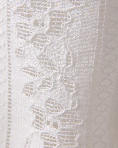 INGNI(イング) レースオフショル/TOPS オフホワイト