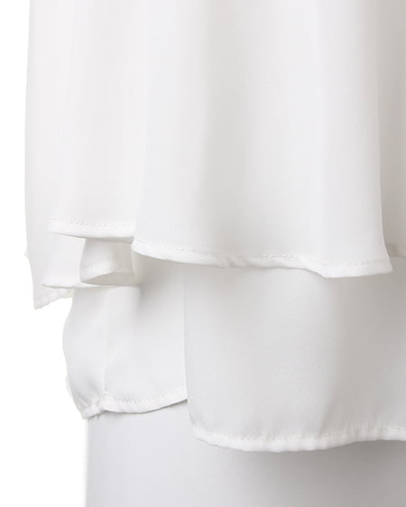 INGNI(イング) フリルJZ/TOPS オフホワイト