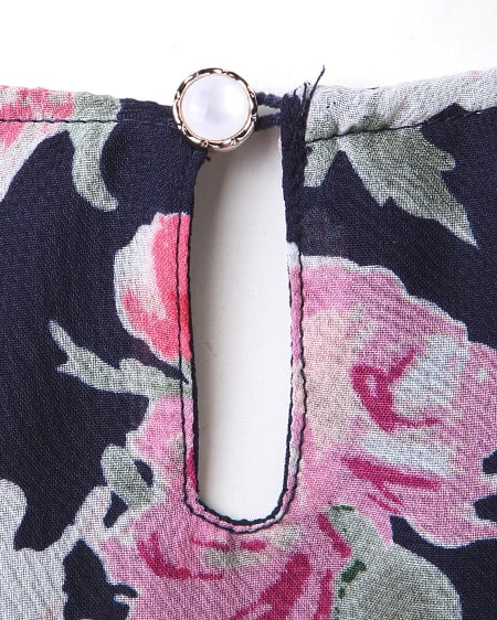 INGNI(イング) 花柄シフォンペプラム/TOPS コン