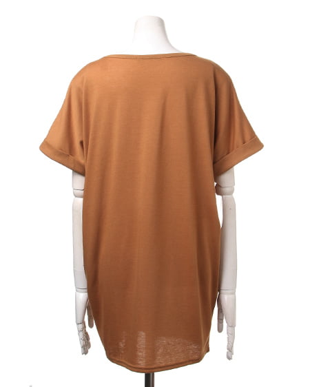 INGNI(イング) カットコクーン/チュニックワンピース キャメル