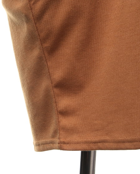 INGNI(イング) カットコクーン/チュニックワンピース キャメル