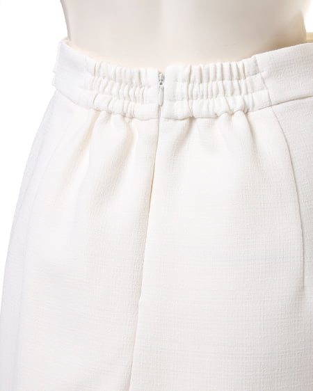 INGNI(イング) ウエストリボン変わり織コクーン/スカート オフホワイト