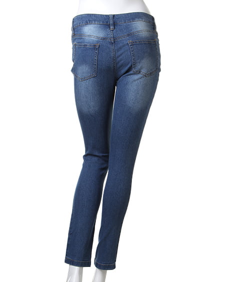 INGNI(イング) ツイルストレッチスキニー/パンツ ブルー