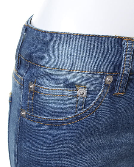 INGNI(イング) ツイルストレッチスキニー/パンツ ブルー