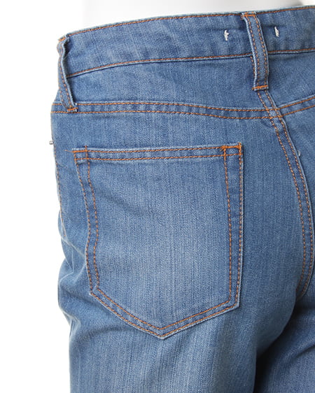 INGNI(イング) デニムワイド/パンツ デニム/ブルー