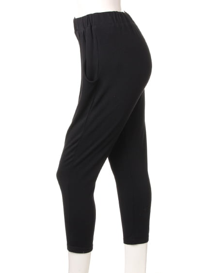 INGNI(イング) T/R裏毛サルエル/パンツ クロ