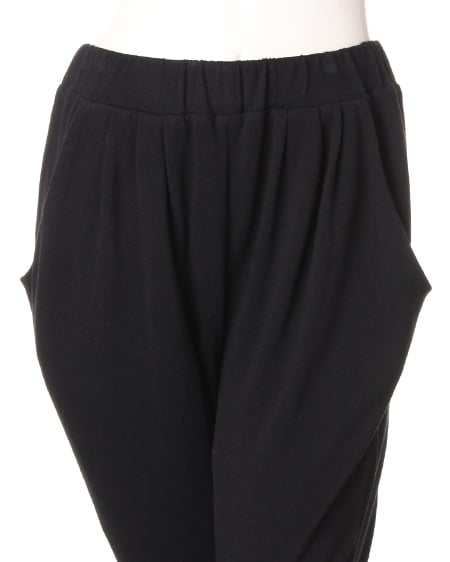 INGNI(イング) T/R裏毛サルエル/パンツ クロ