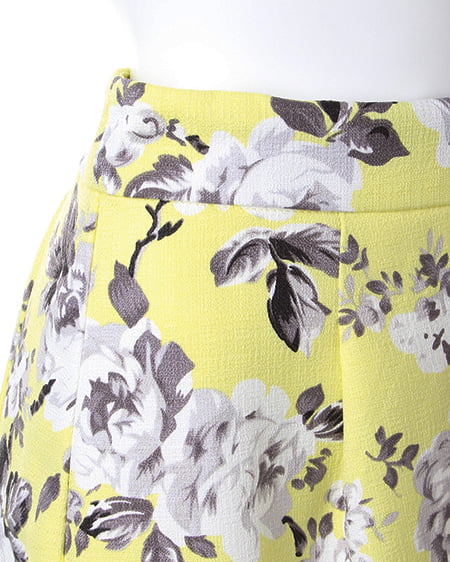 INGNI(イング) 花柄コクーン/スカート イエロー