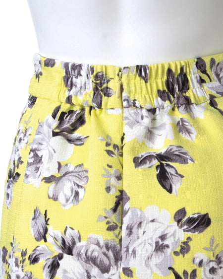 INGNI(イング) 花柄コクーン/スカート イエロー