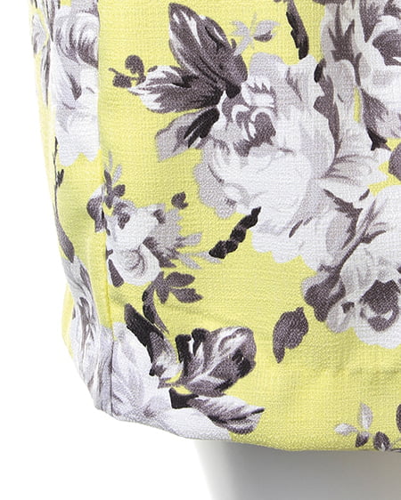 INGNI(イング) 花柄コクーン/スカート イエロー