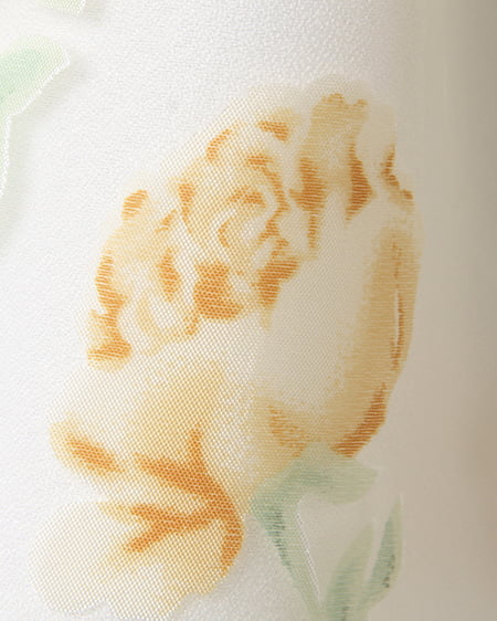 INGNI(イング) 花柄オーガンジー/スカートB イエロー/ハナ