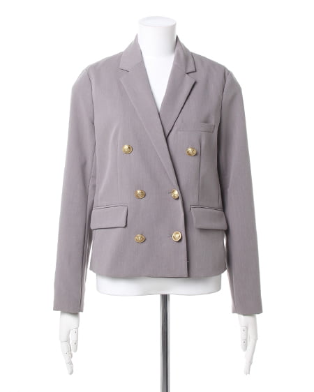 INGNI(イング) ダブルテーラー/ジャケット グレー