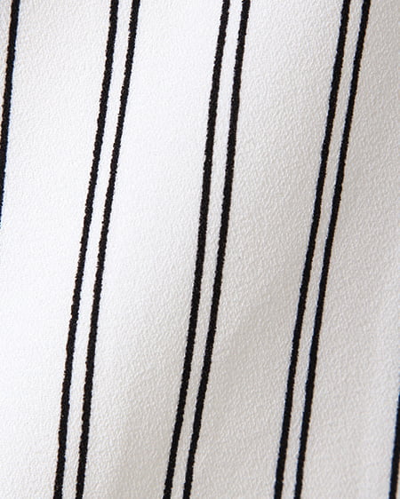 INGNI(イング) F&Fノースリ/ワンピース オフホワイト/ストライプ