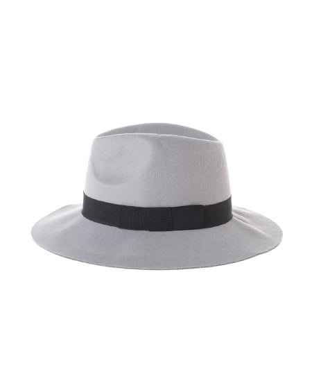 INGNI(イング) フェイクフェルト中折れ帽B グレー