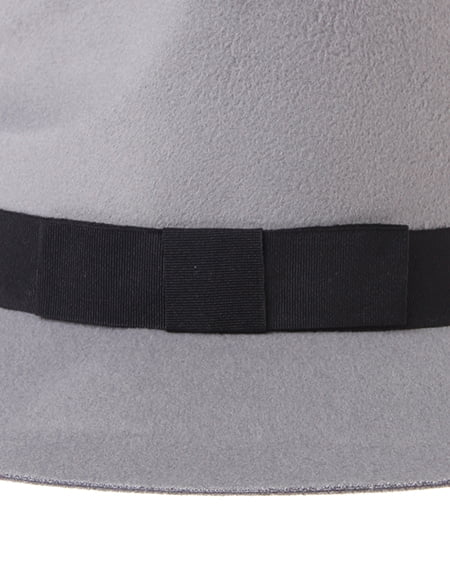 INGNI(イング) フェイクフェルト中折れ帽B グレー