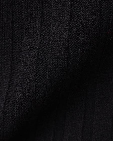 INGNI(イング) ワイドリブスカラップ/TOPS クロ