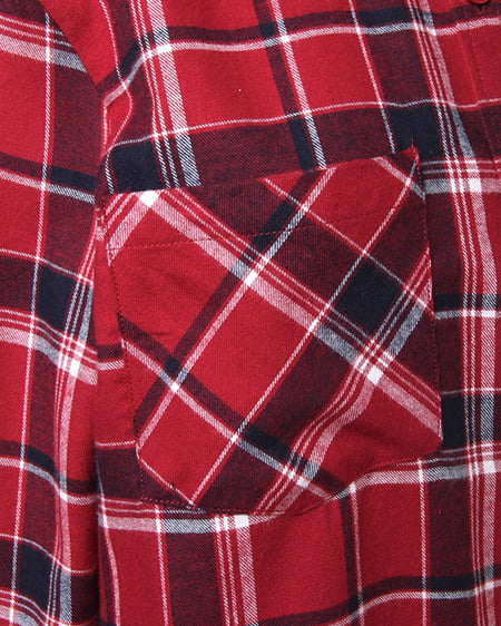 INGNI(イング) チェック柄ロング/シャツE アカ/A