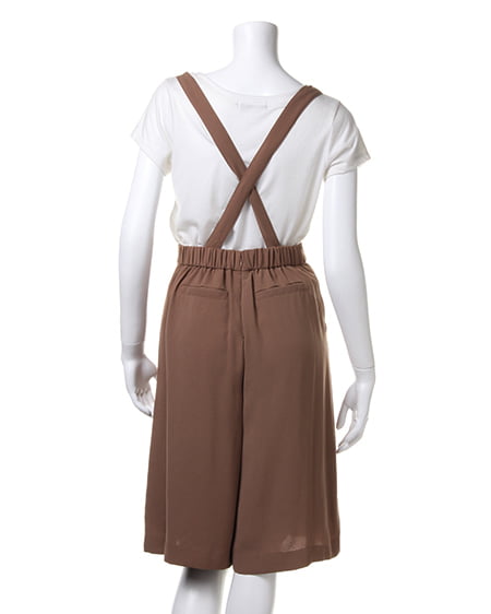 INGNI(イング) サス付ガウチョ/パンツA キャメル