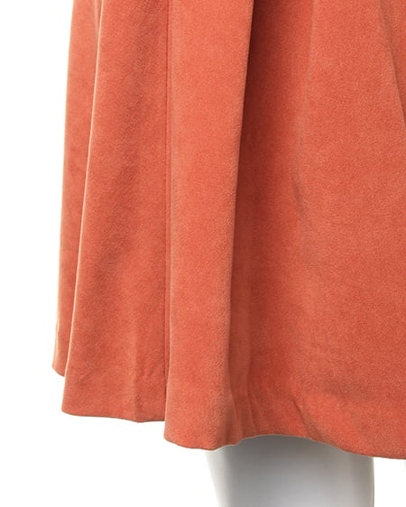 INGNI(イング) L49スウェードタックフレア/スカート オレンジ