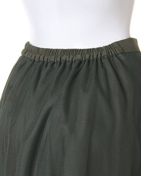 INGNI(イング) チュールミディ/スカート カーキ