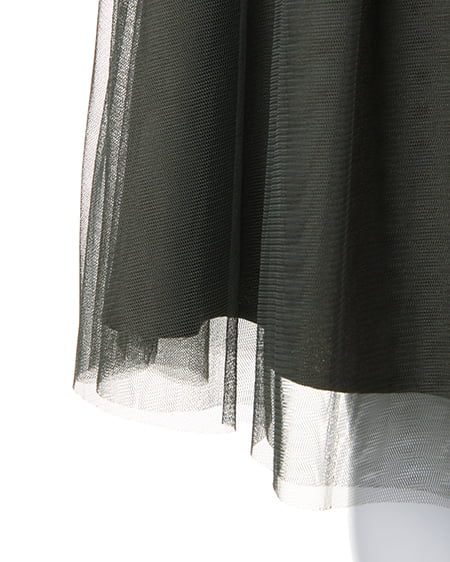 INGNI(イング) チュールミディ/スカート カーキ