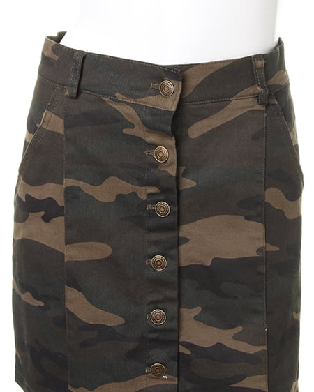 INGNI(イング) 前ボタン台形/スカートB メイサイ