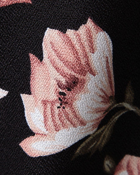 INGNI(イング) 花柄F&Fノースリ/ワンピース クロ