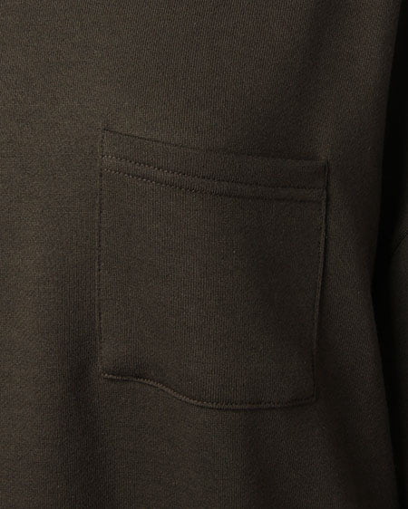 INGNI(イング) 裏毛コクーン/チュニックワンピース カーキ