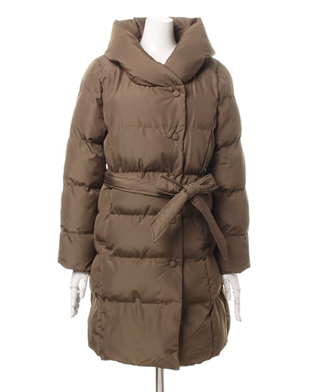 INGNI(イング) ショール襟中綿/コートB カーキ