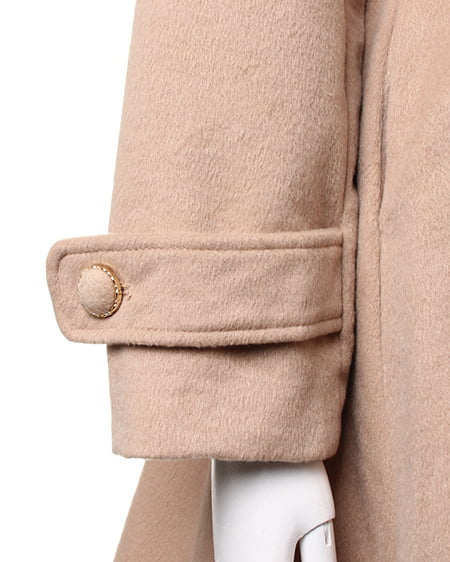 INGNI(イング) ファー取り外しドーリー/コート キャメル