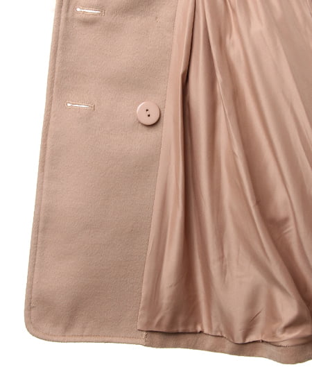 INGNI(イング) ファー取り外しドーリー/コート キャメル