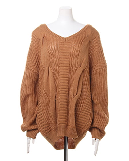 INGNI(イング) ダーリンケーブル/チュニック ベージュ