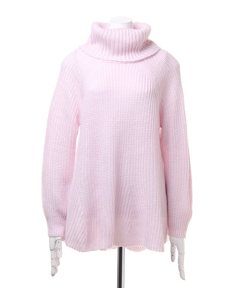 INGNI(イング) 片畦Aライン/ニット ラベンダー