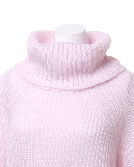 INGNI(イング) 片畦Aライン/ニット ラベンダー