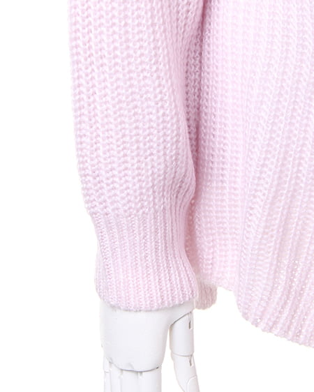 INGNI(イング) 片畦Aライン/ニット ラベンダー