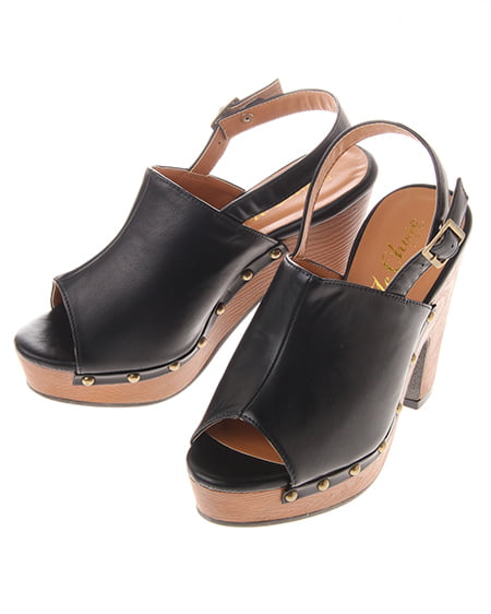 INGNI(イング) サボ風/サンダル クロ