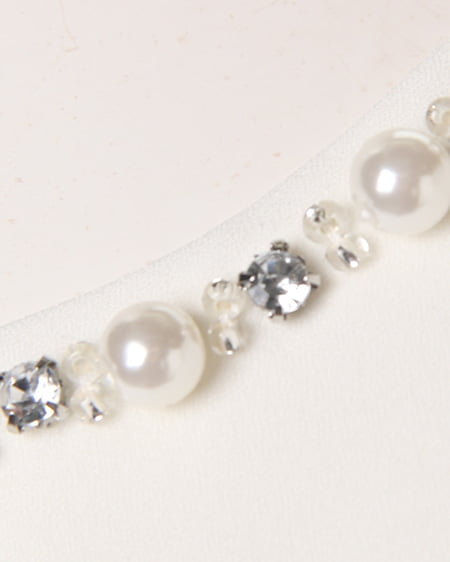 INGNI(イング) 装飾付ベルスリーブ/TOPS オフホワイト